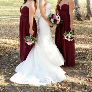Elegant Elizabeth Layne Wedding Dress – Size 6 | $450